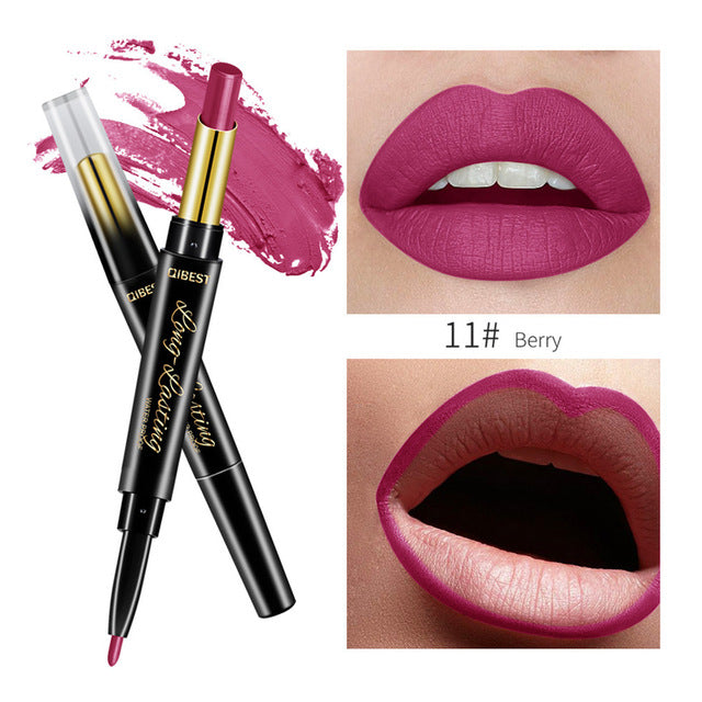 15 Color Lips Makeup Lipstick Sexy Red Lip Matte