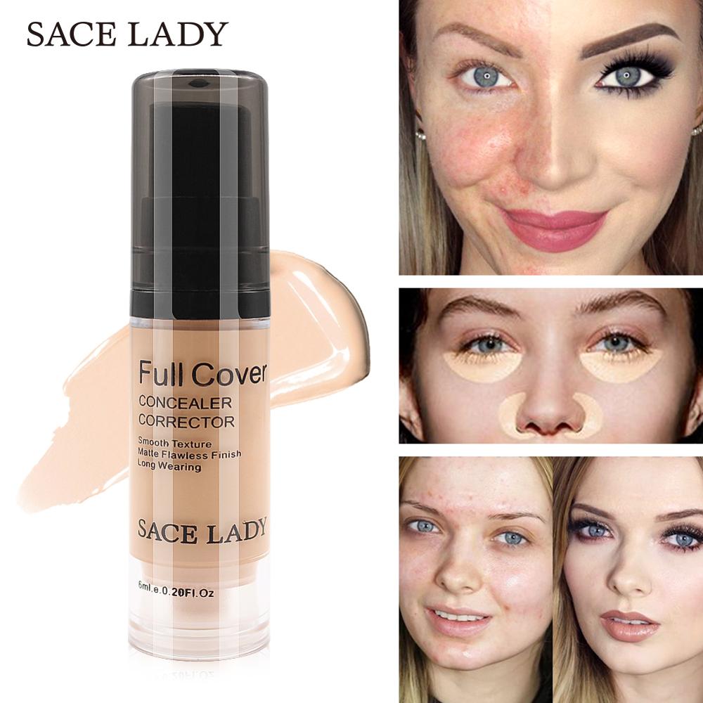 SACE LADY Full Cover 8 Colors Liquid Concealer Makeup