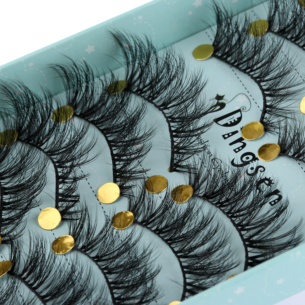 10 Pairs 3D Soft Faux Mink Hair False Eyelashes