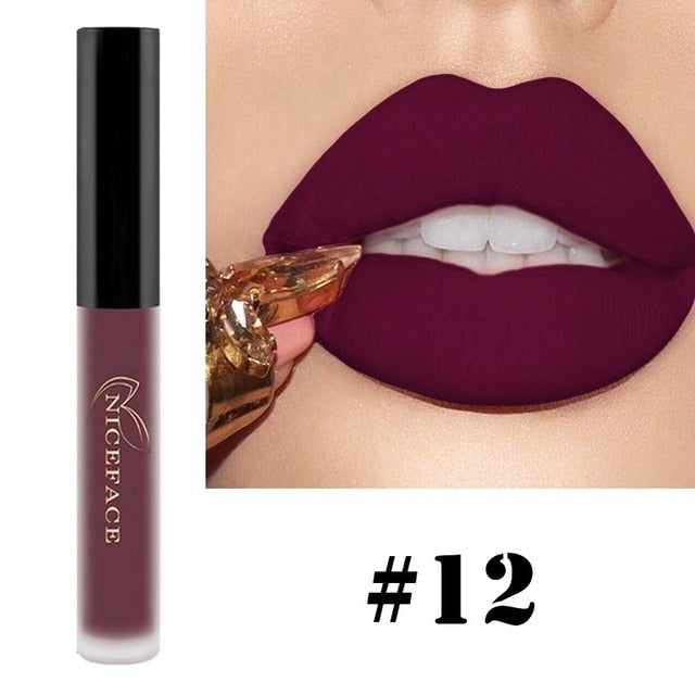 28 Color Waterproof Liquid Lipstick Easy to Wear Make Up Lips