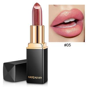 9 Color Shimmer Lipstick Metallic Shiny Lips
